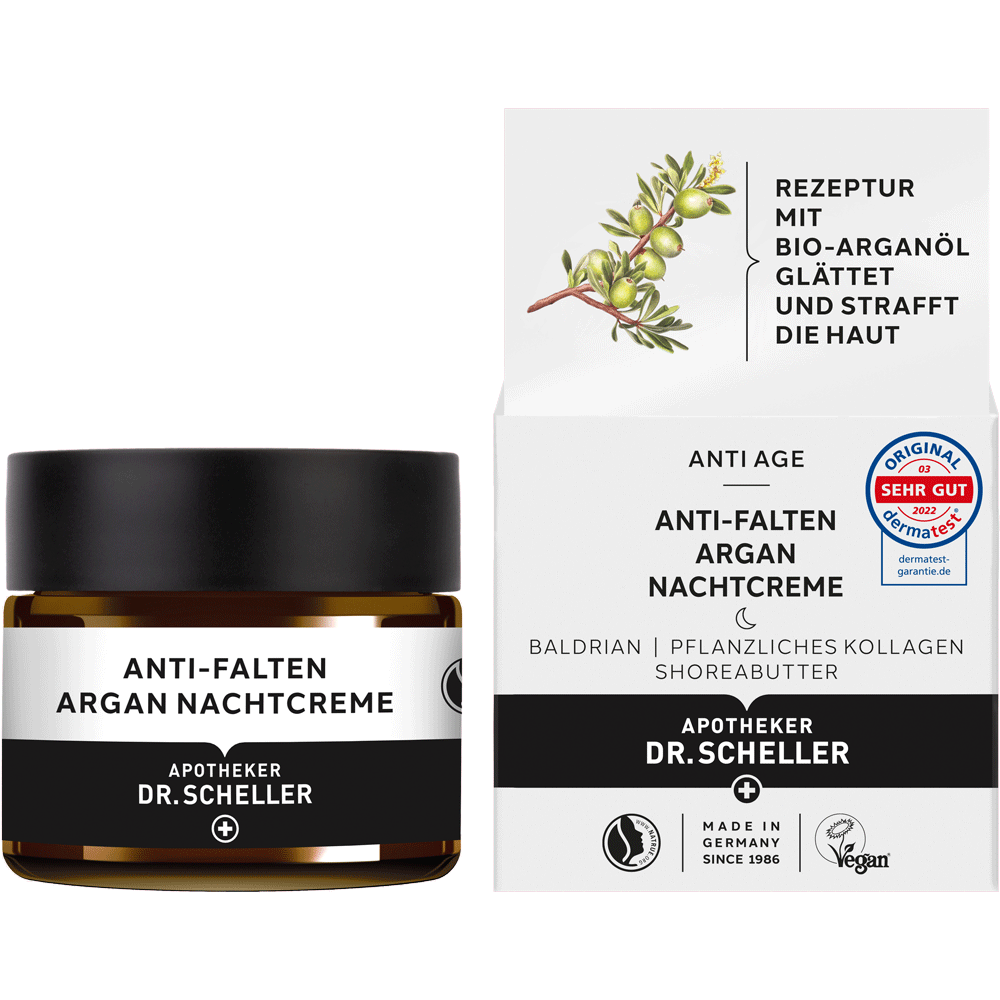Bild: Dr. Scheller Anti-Falten Nachtcreme Argan 