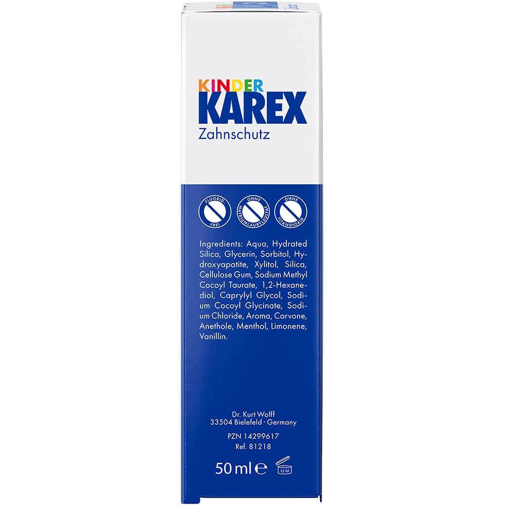 Bild: Karex Kinder Zahnpasta mit BioHAP 