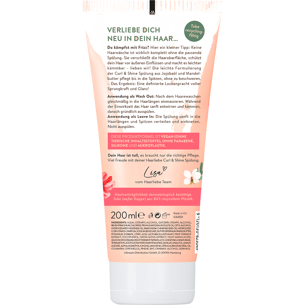 Bild: Haarliebe Curl&Shine Spülung 2in1 