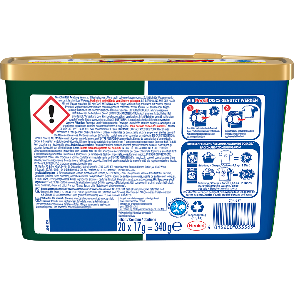 Bild: Persil 4in1 Discs Universal 