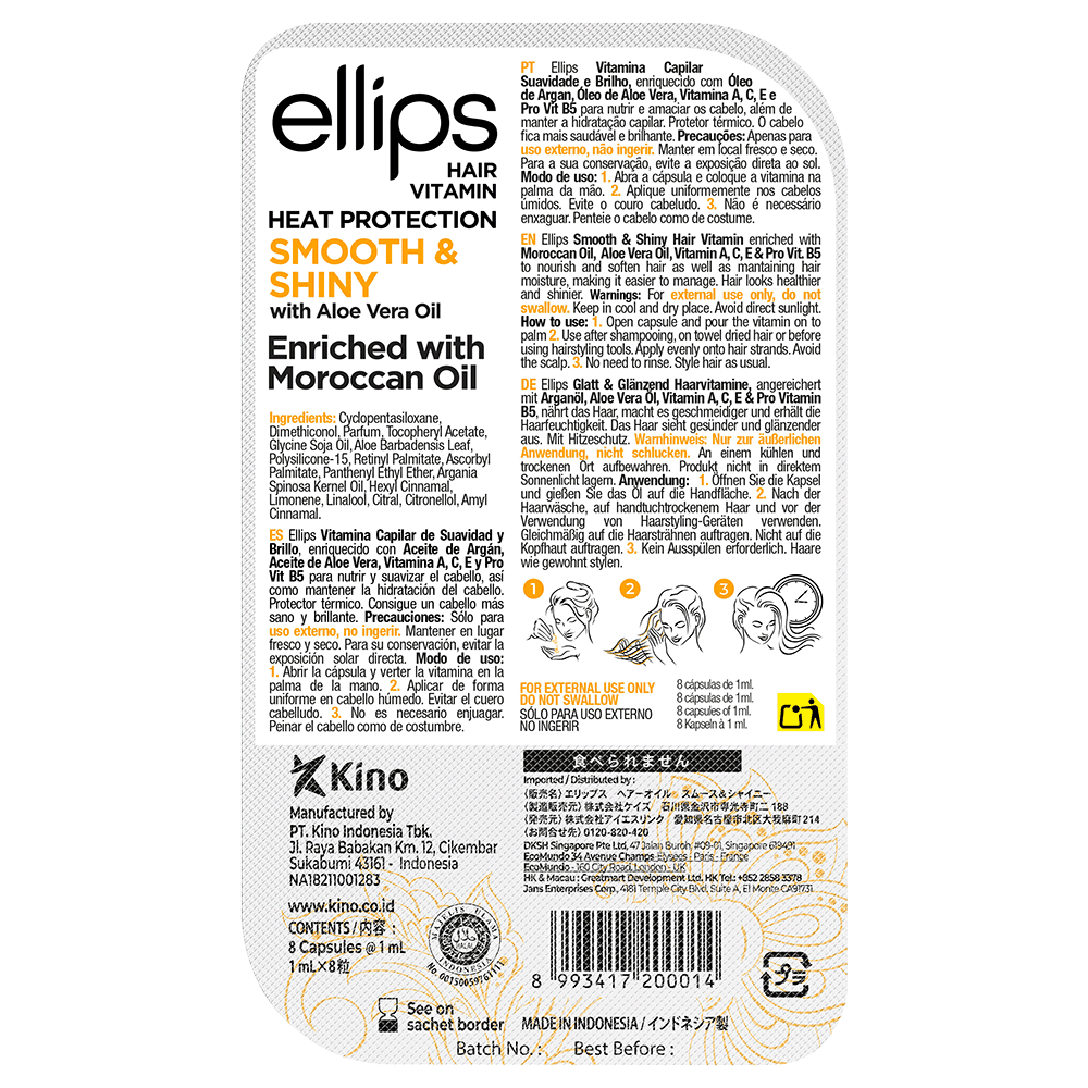 Bild: Ellips Haarvitamine Glatt und Glänzend 