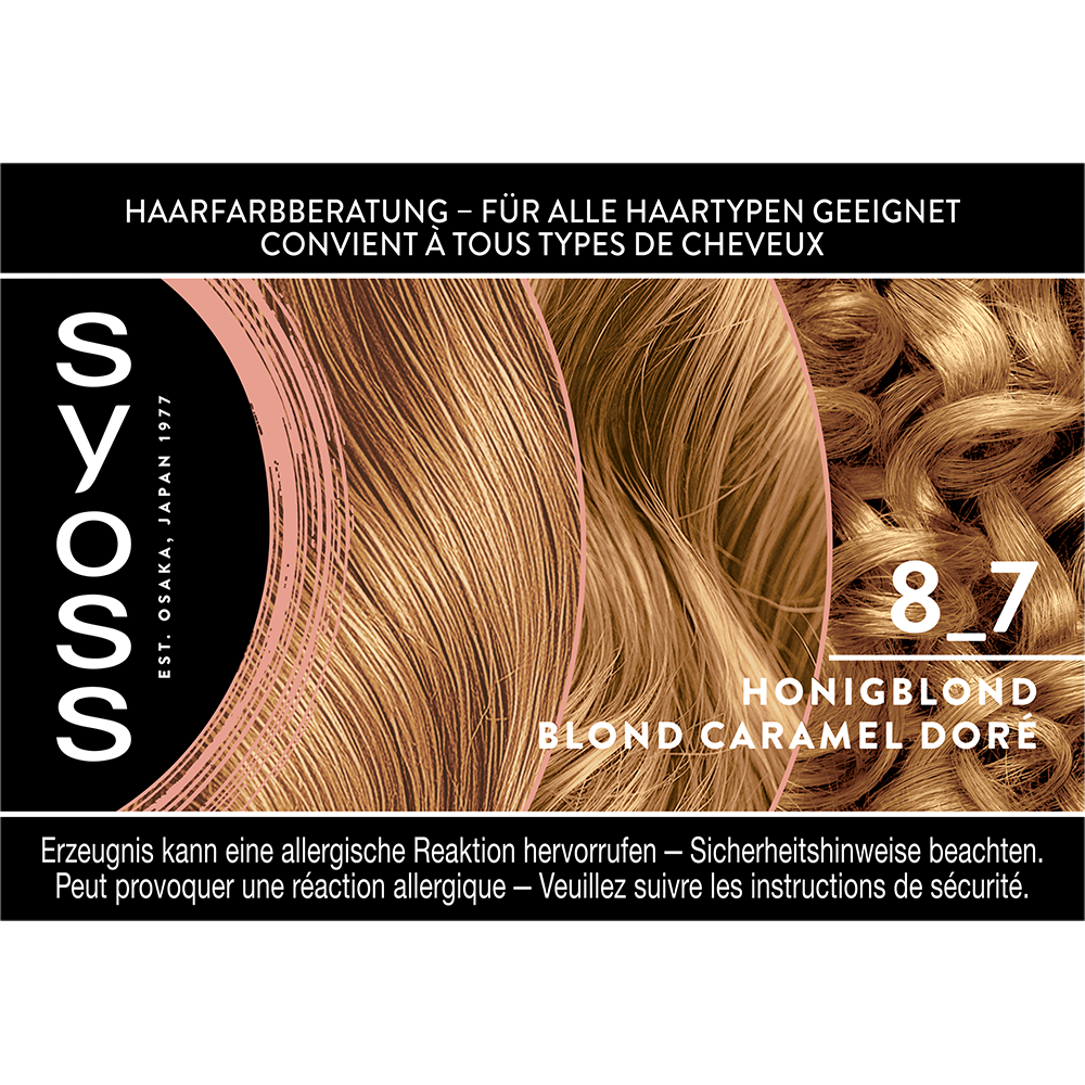 Bild: syoss Permanente Coloration honigblond
