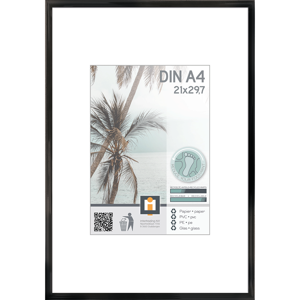 Bild: Tawo Living Bilderrahmen Schwarz 21x30cm 