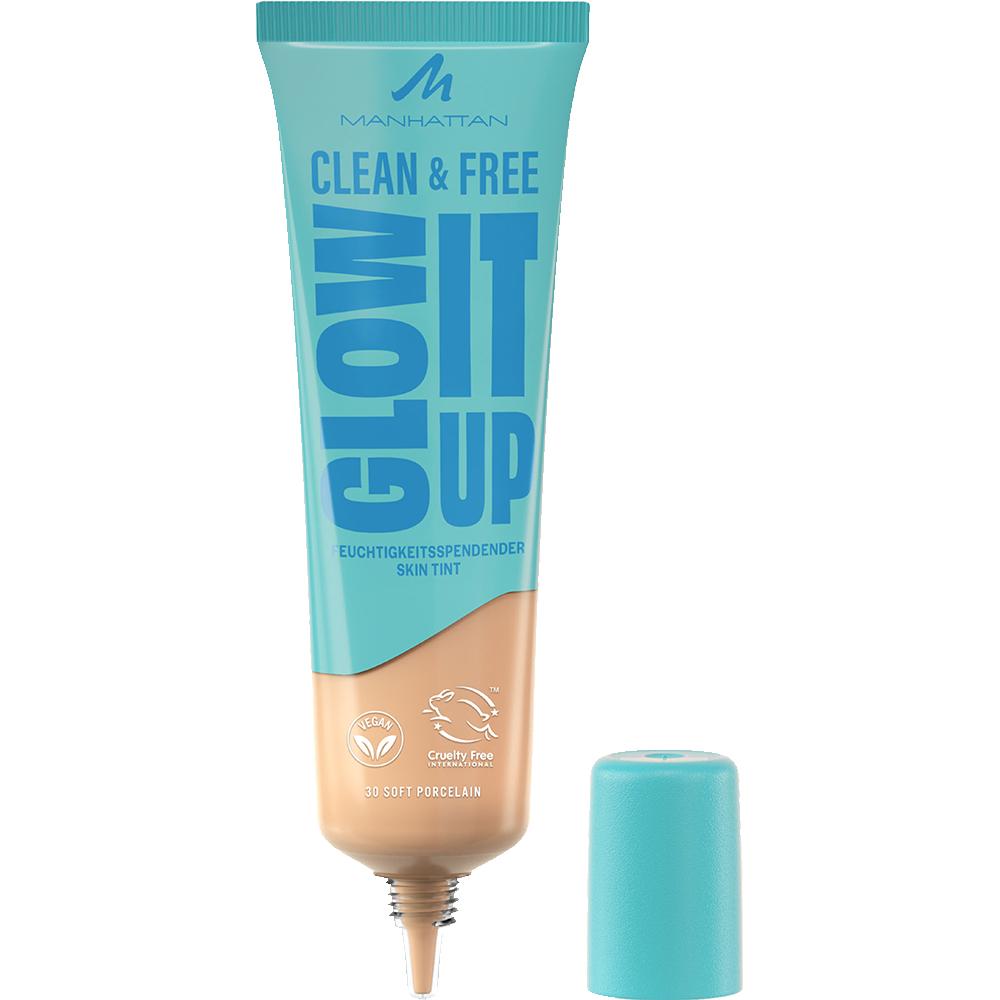 Bild: MANHATTAN Clean & Free Glow It Up Skin Tint Soft Porcelain 