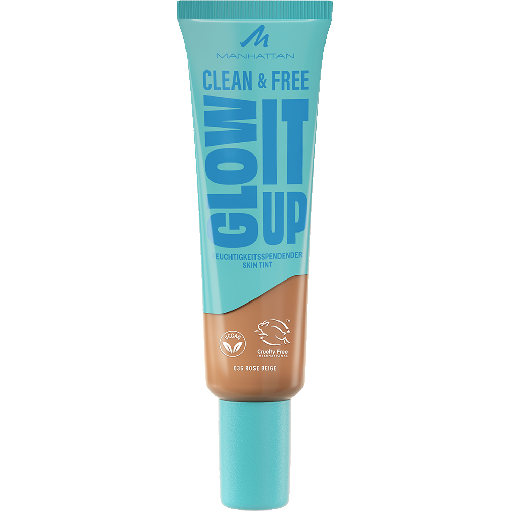 Bild: MANHATTAN Clean & Free Glow It Up Skin Tint Rose Beige 