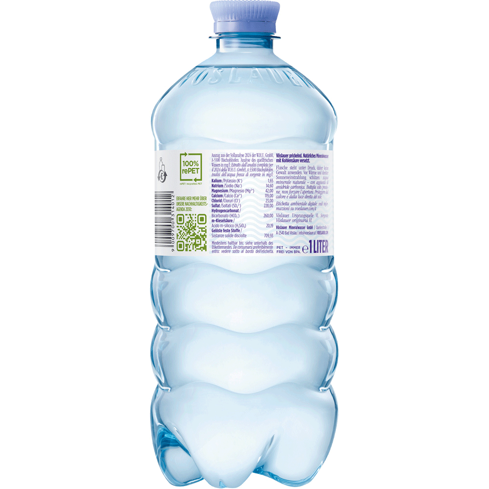 Bild: VÖSLAUER Mineralwasser Prickelnd 