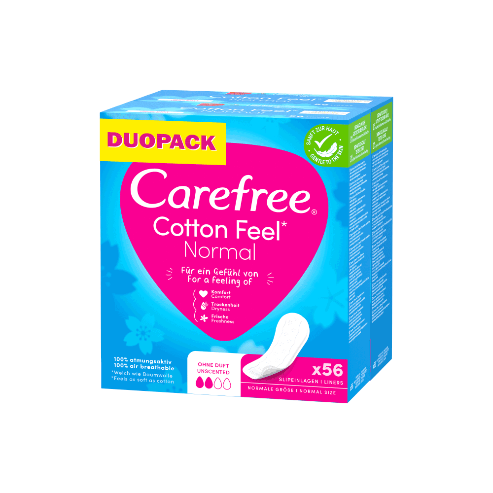 Bild: Carefree Cotton Feel Slipeinlagen Normal 