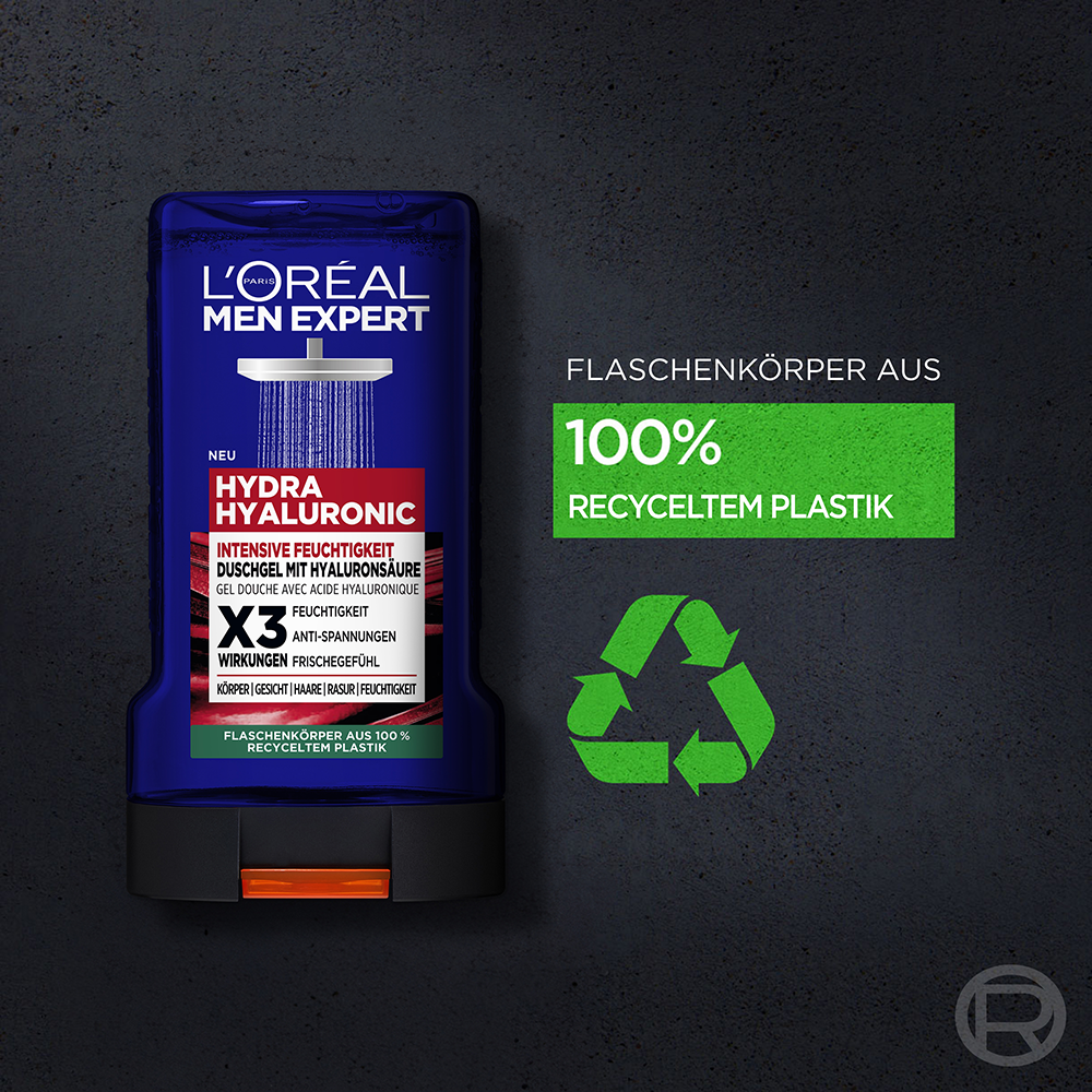 Bild: L'ORÉAL PARIS MEN EXPERT Hydra Hyaluronic Duschgel 