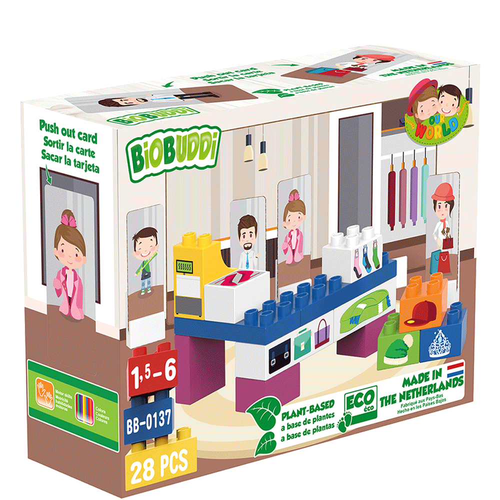 Bild: BiOBUDDi Bio-Bausteine Modegeschäft 