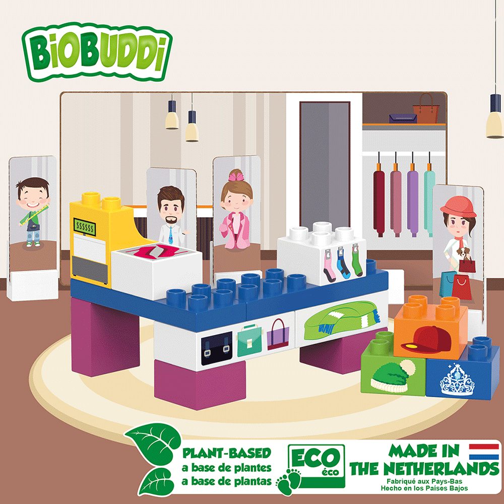 Bild: BiOBUDDi Bio-Bausteine Modegeschäft 