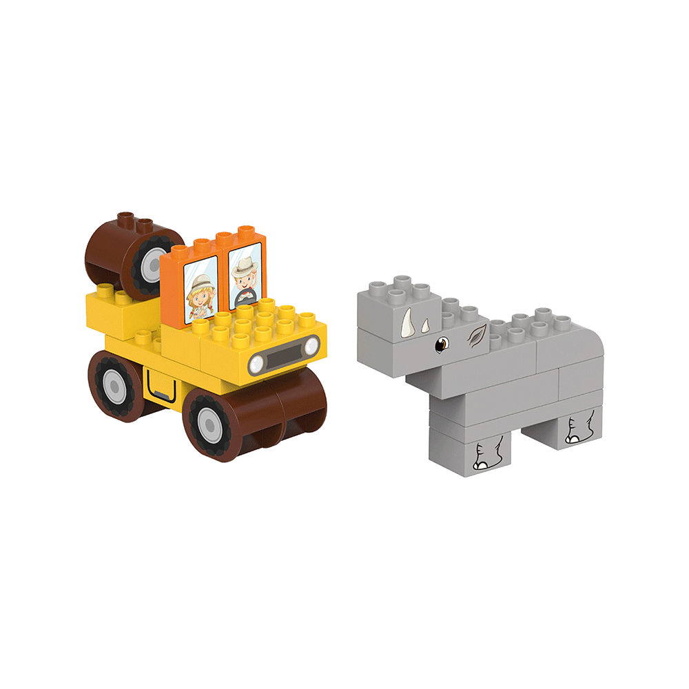 Bild: BiOBUDDi Bio-Bausteine Safari-Set 