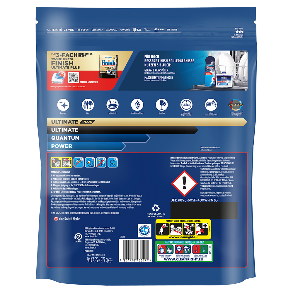 Bild: finish Powerball Quantum Caps 