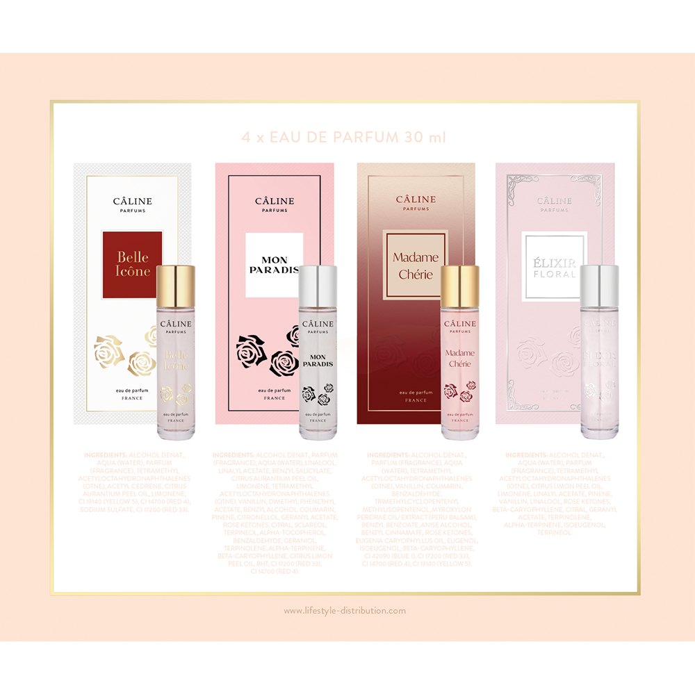 Bild: Caline Parfums Petite Collection Geschenkset Eau de Parfum 