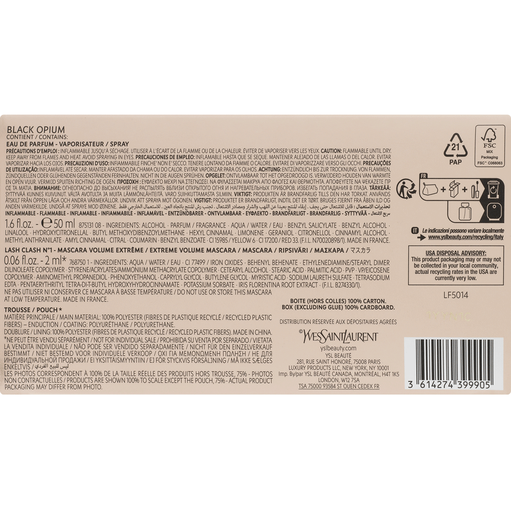 Bild: Yves Saint Laurent Black Opium Geschenkset 