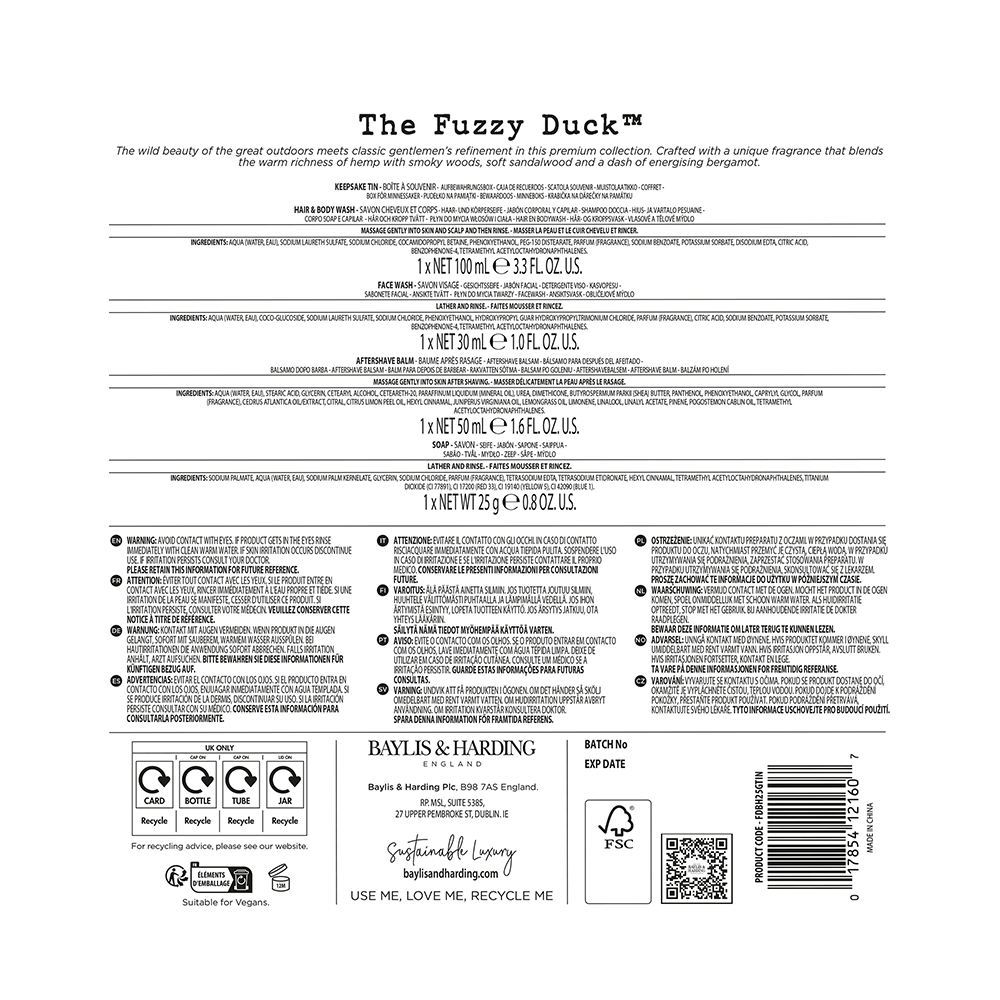 Bild: Baylis & Harding Geschenkset The Fuzzy Duck Luxury Tin Set 