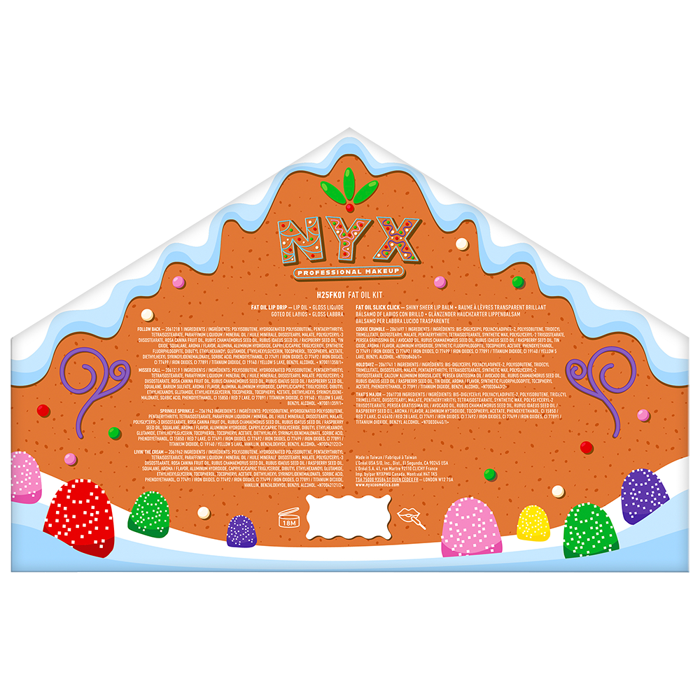 Bild: NYX Professional Make-up Fat Gingerbread House Kit 