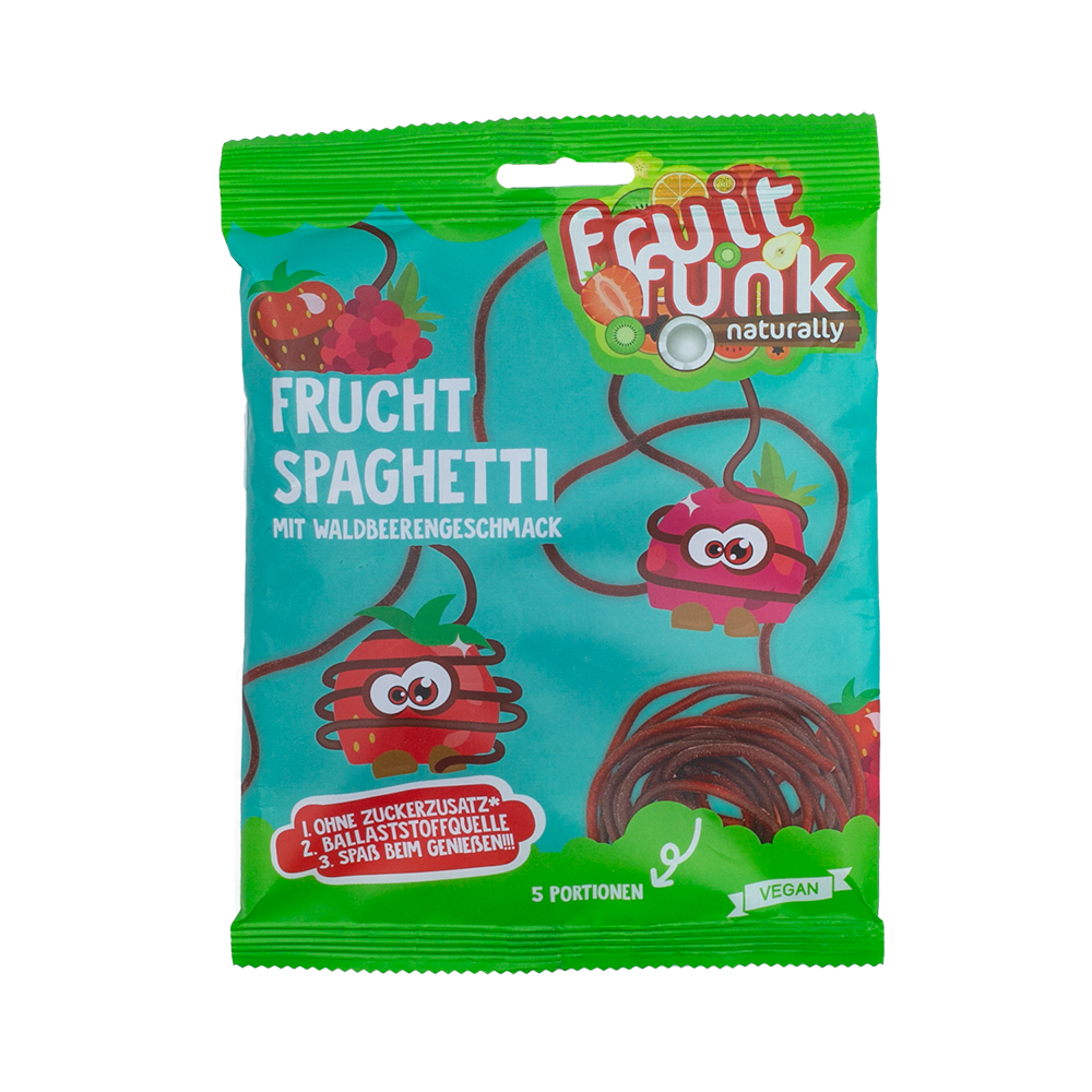 Bild: Fruit Funk Frucht Spaghetti mit Waldbeerengeschmack 