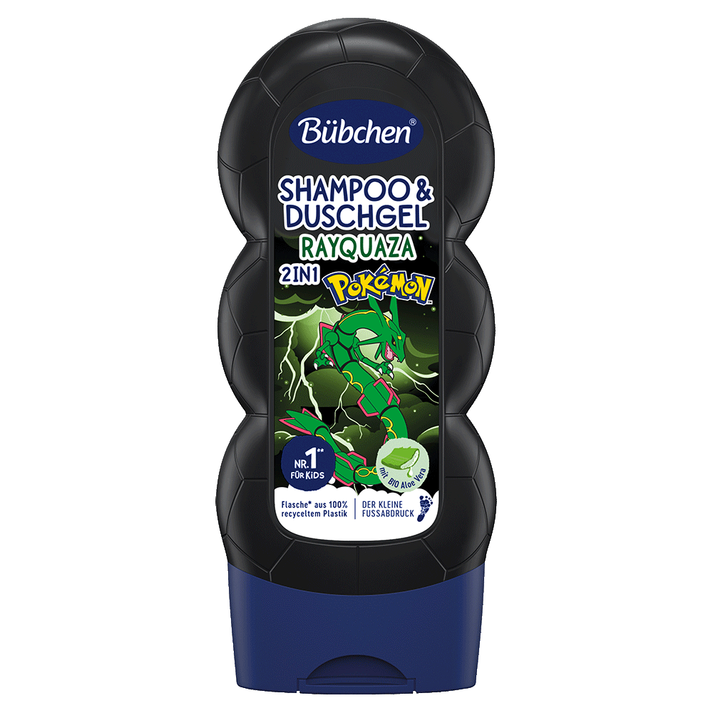 Bild: Bübchen 2in1 Shampoo und Duschgel Pokemon Legends 