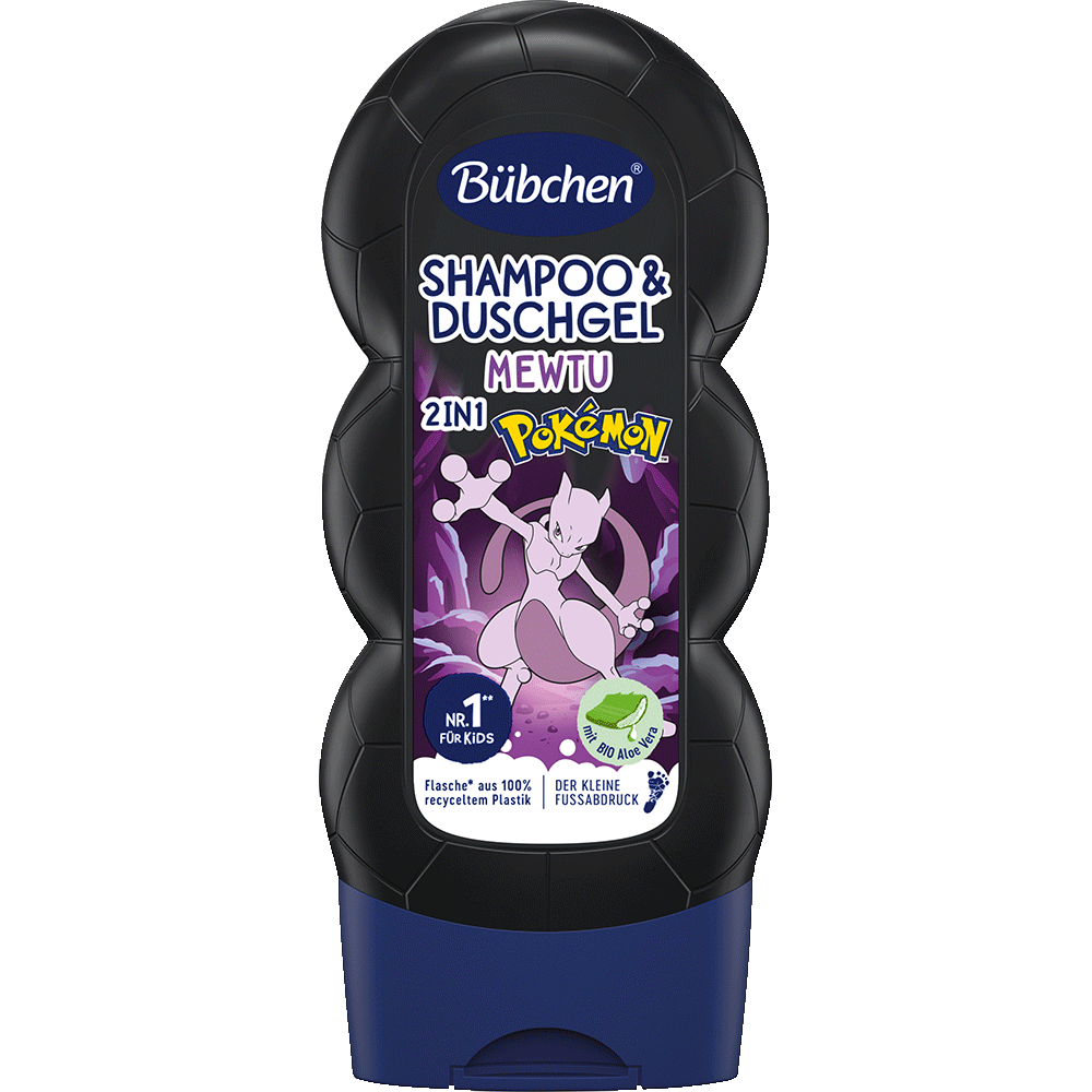 Bild: Bübchen 2in1 Shampoo und Duschgel Pokemon Legends 