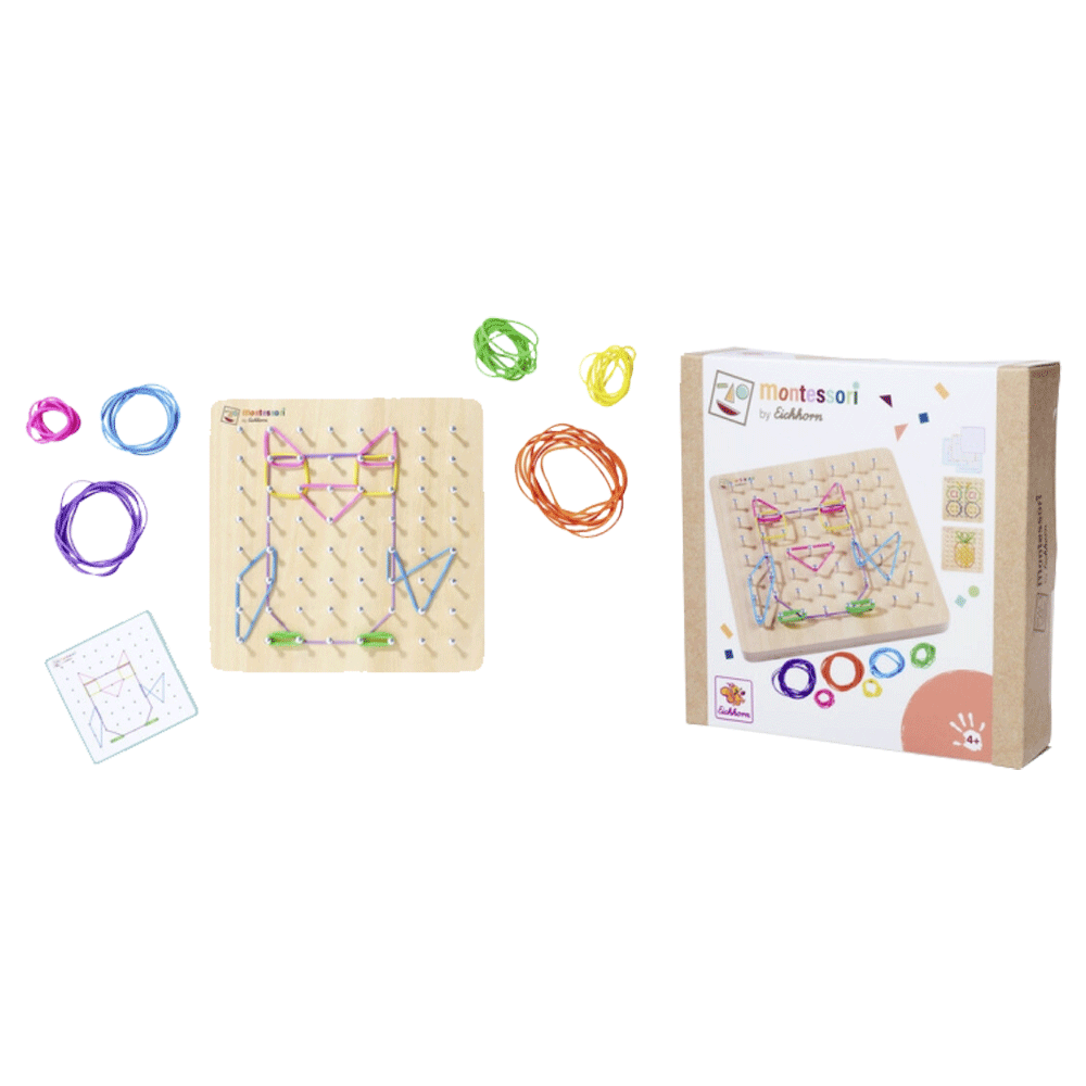 Bild: Eichhorn Montessori Geometriebrett 