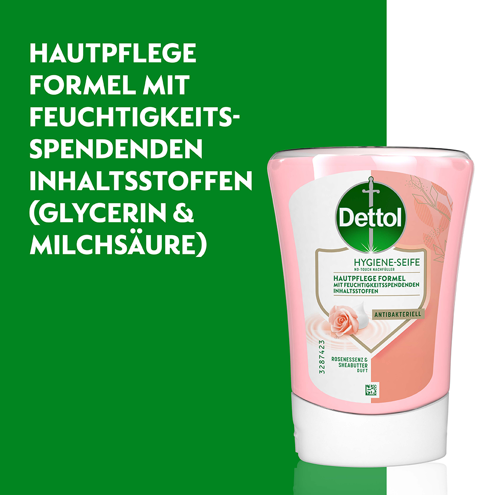 Bild: Dettol No-Touch Nachfüllung Sheabutter & Rosenessenz 