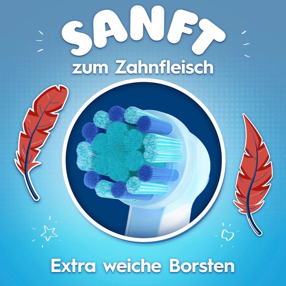 Bild: Oral-B Pro Kids Spiderman Elektrische Zahnbürste, Blau/Rot 