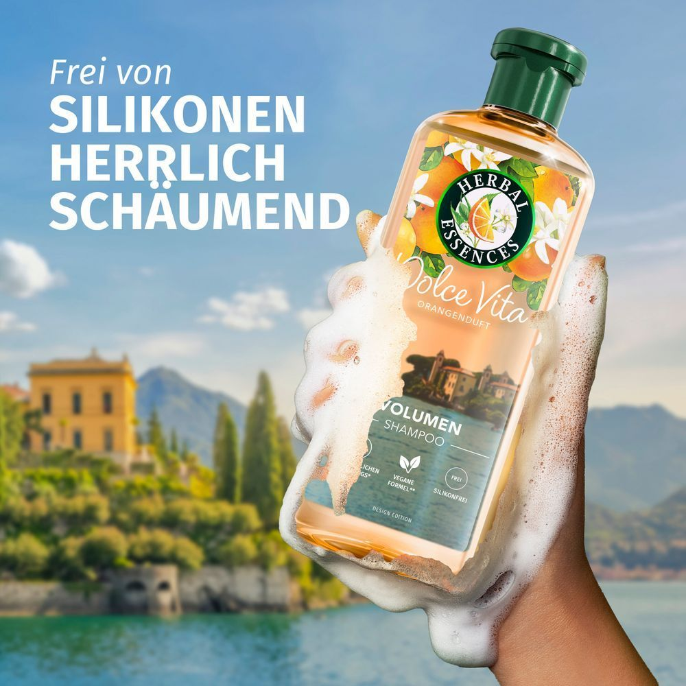 Bild: Herbal essences Volumen Shampoo mit Orangenduft 