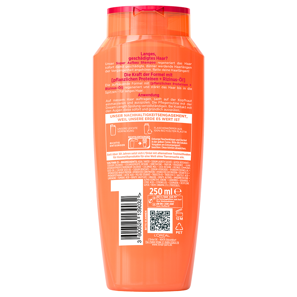 Bild: L'ORÉAL PARIS ELVITAL Dream Length Super Aufbau Shampoo