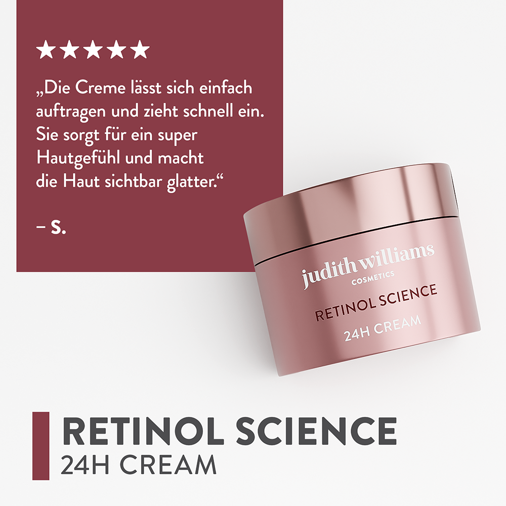Bild: Judith Williams Gesichtscreme Retinol Science Hautverfeinerung 
