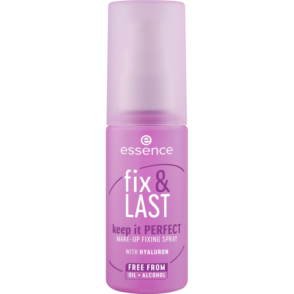 Bild: essence fix & LAST keep it PERFECT MAKE-UP FIXING SPRAY