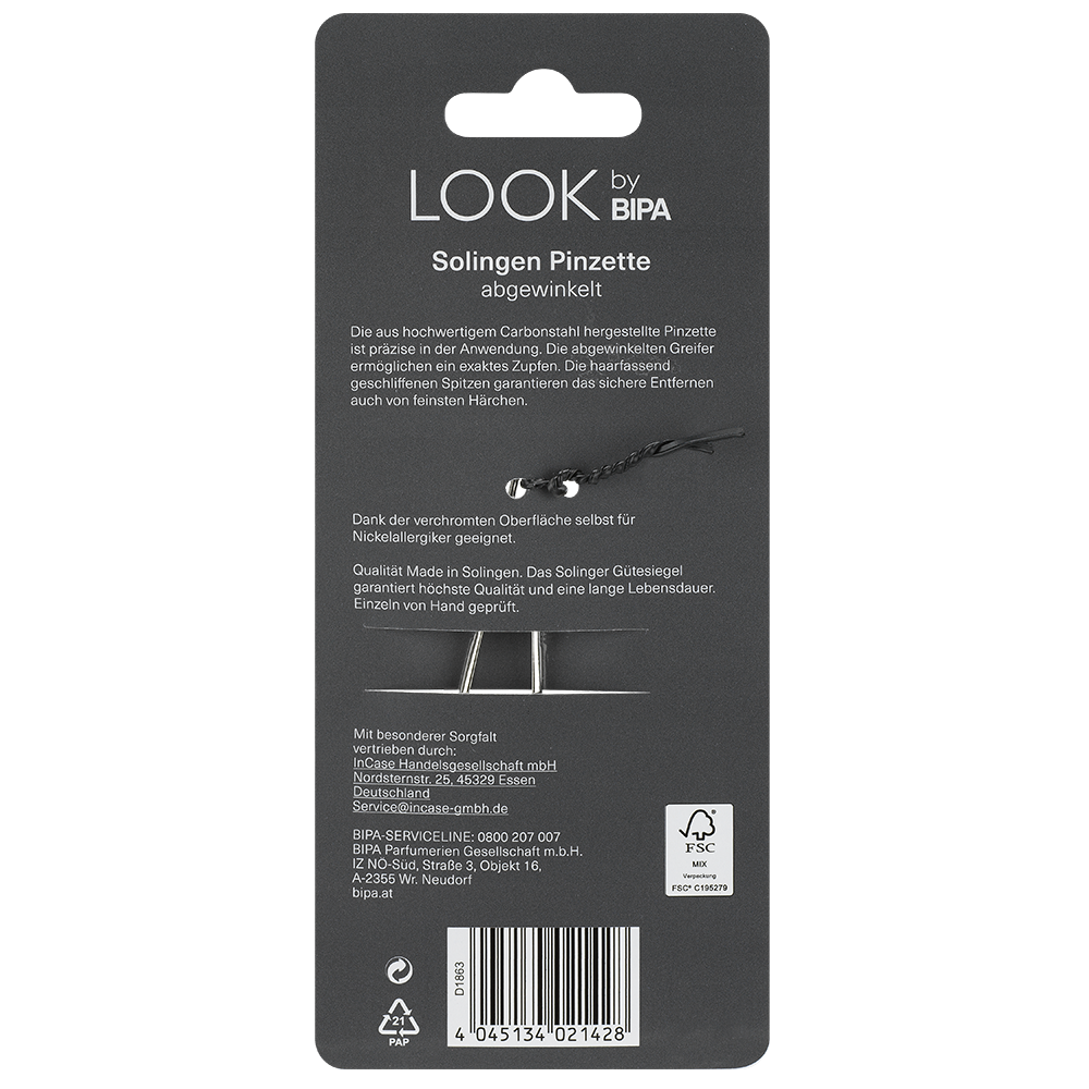 Bild: LOOK BY BIPA Pinzette abgewinkelt 
