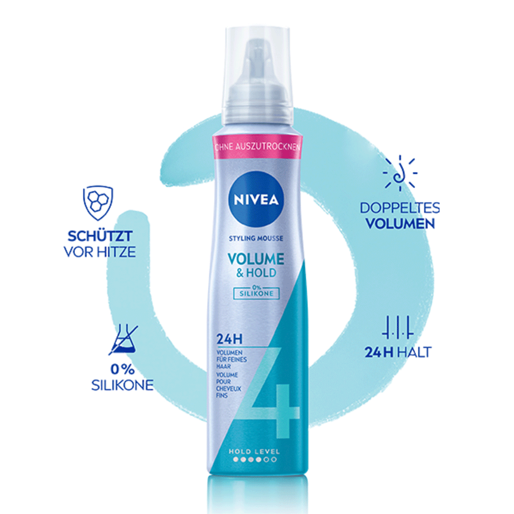 Bild: NIVEA Schaumfestiger Volume & Hold 