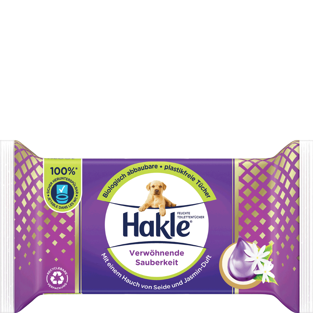 Bild: Hakle feuchtes Toilettenpapier Spa Erlebnis Seide & Jasmin