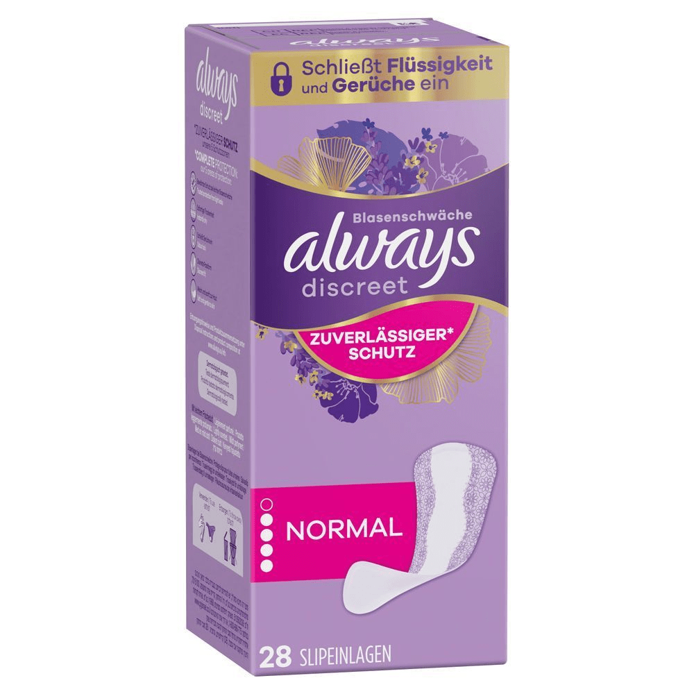 Bild: always Discreet Inkontinenz-Slipeinlagen Für Frauen Normal