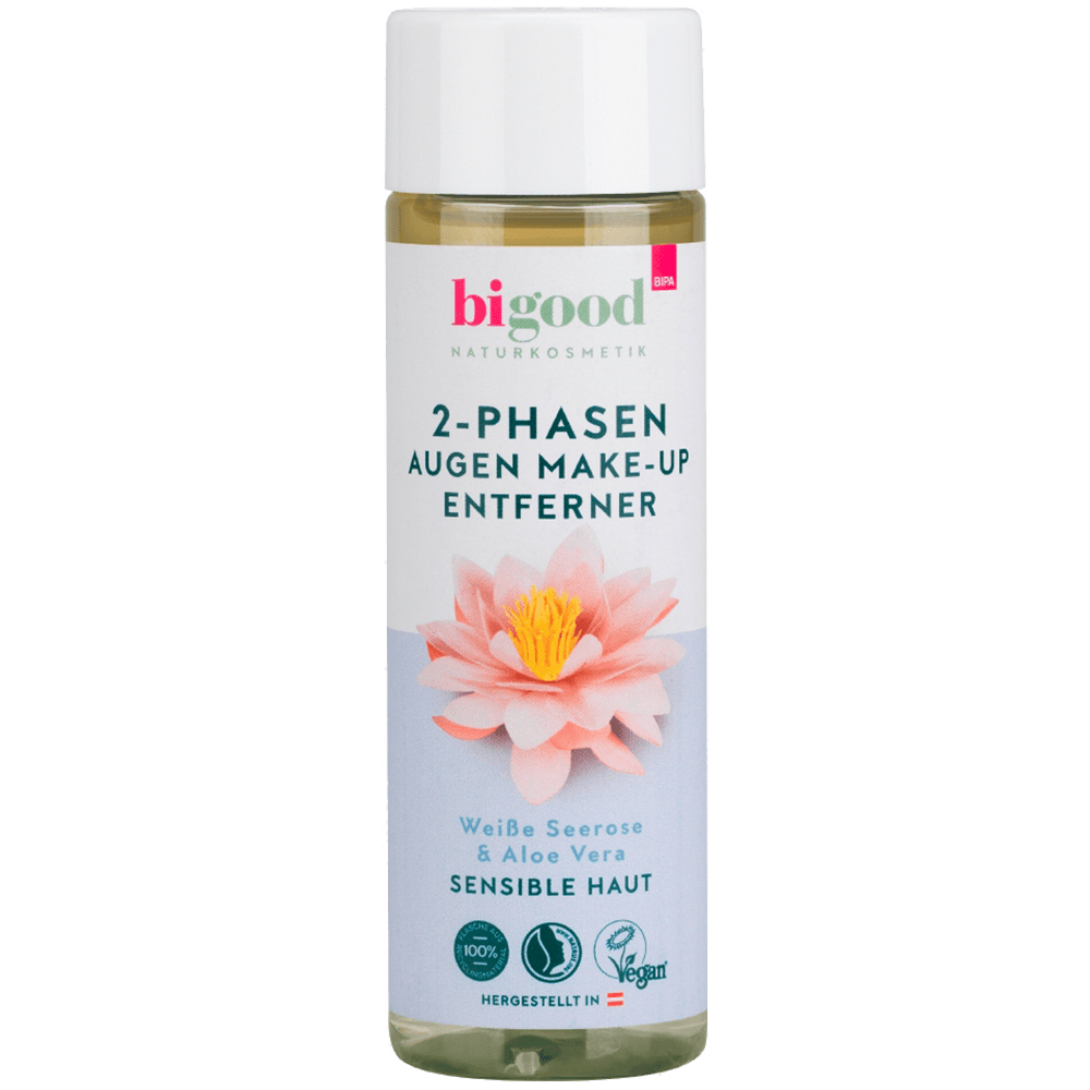 Bild: bi good 2-Phasen Augen Make-up Entferner Weiße Seerose & Aloe Vera