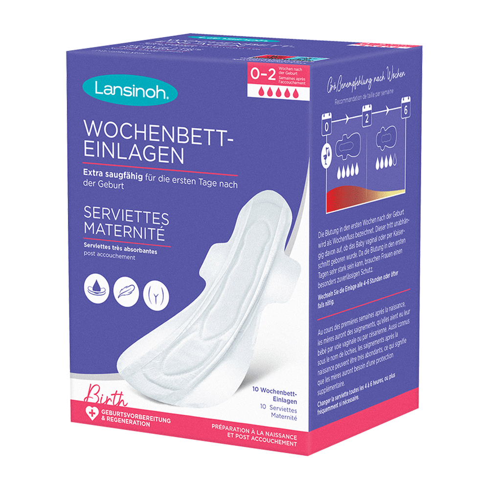 Bild: Lansinoh Wochenbett Einlagen