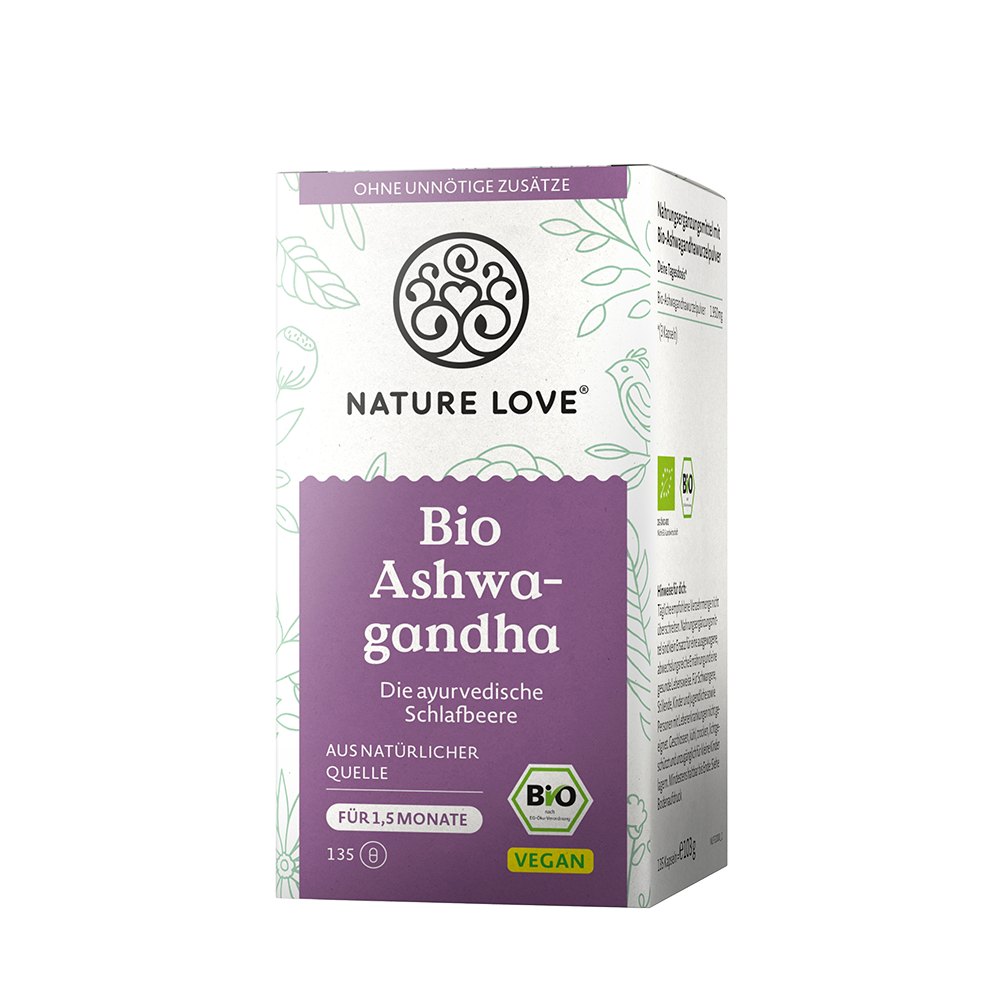 Bild: NATURE LOVE Bio Ashwagandha 