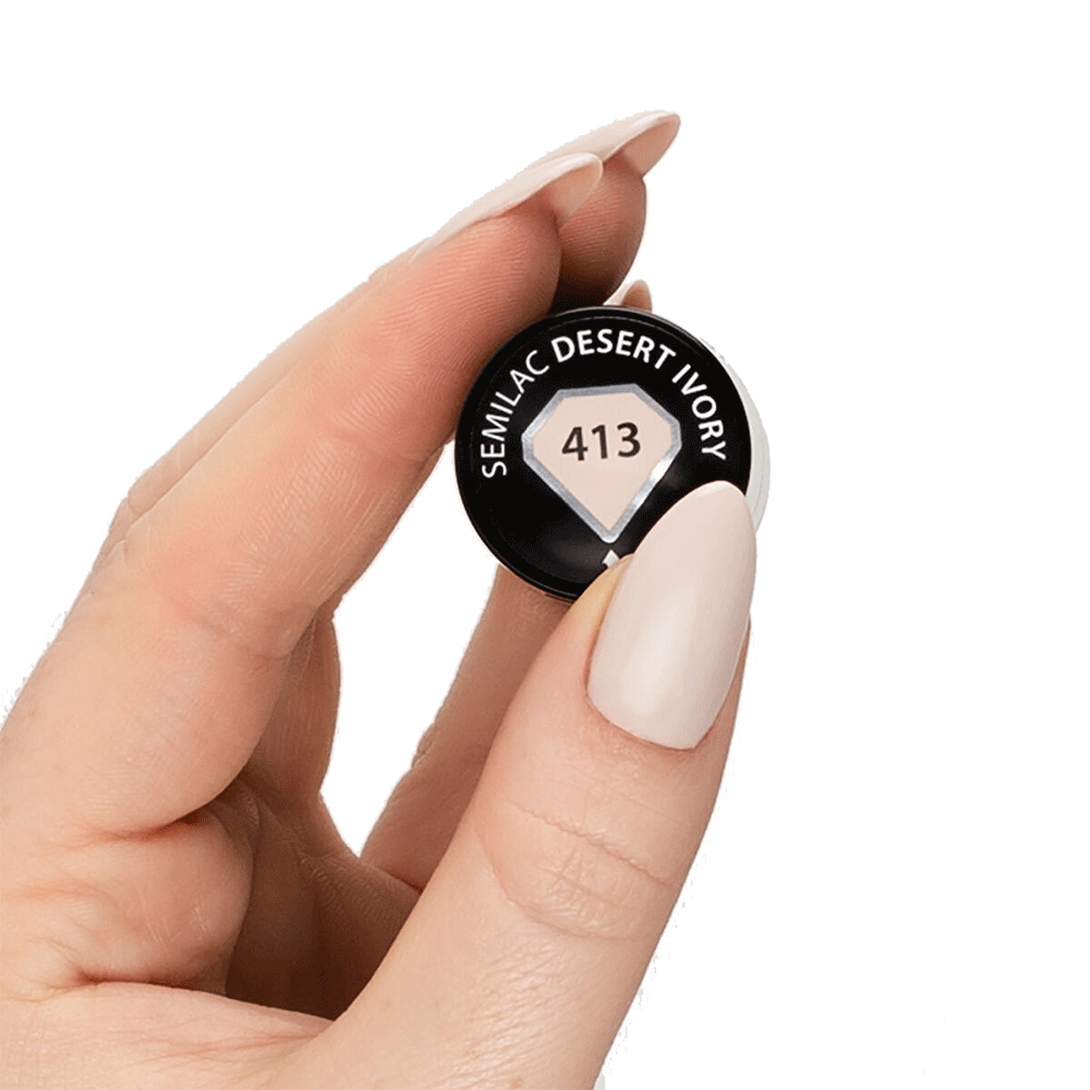 Bild: Semilac UV Nagellack Desert Ivory