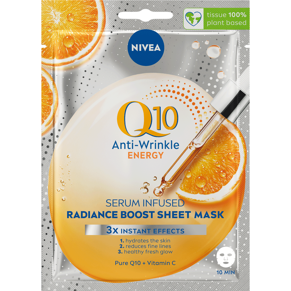 Bild: NIVEA Q10 Anti Falten Energy Tuchmaske 