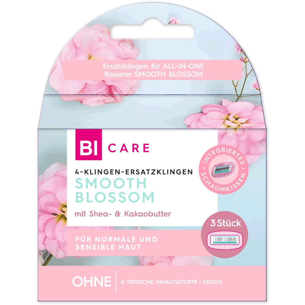 Bild: BI CARE Ersatzklingen Smooth Blossom