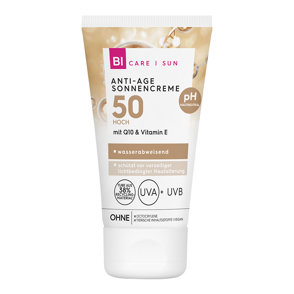 Bild: BI CARE SUN Anti-Age Sonnencreme LSF 50 