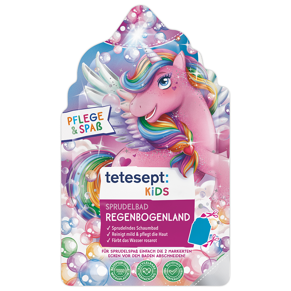 Bild: tetesept: Kids Sprudelbad Regenbogenland 