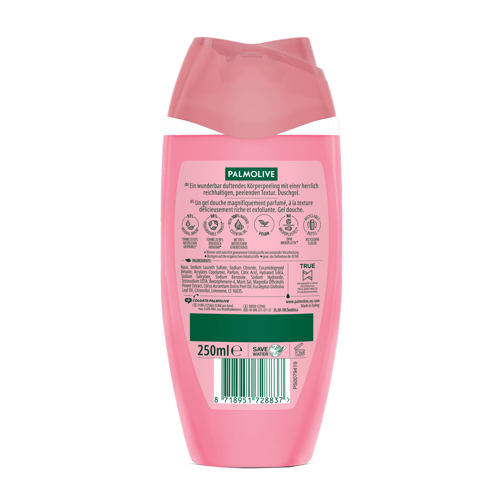 Bild: Palmolive Thermal Spa Duschpeeling Gentle Massage Kirschblüte 