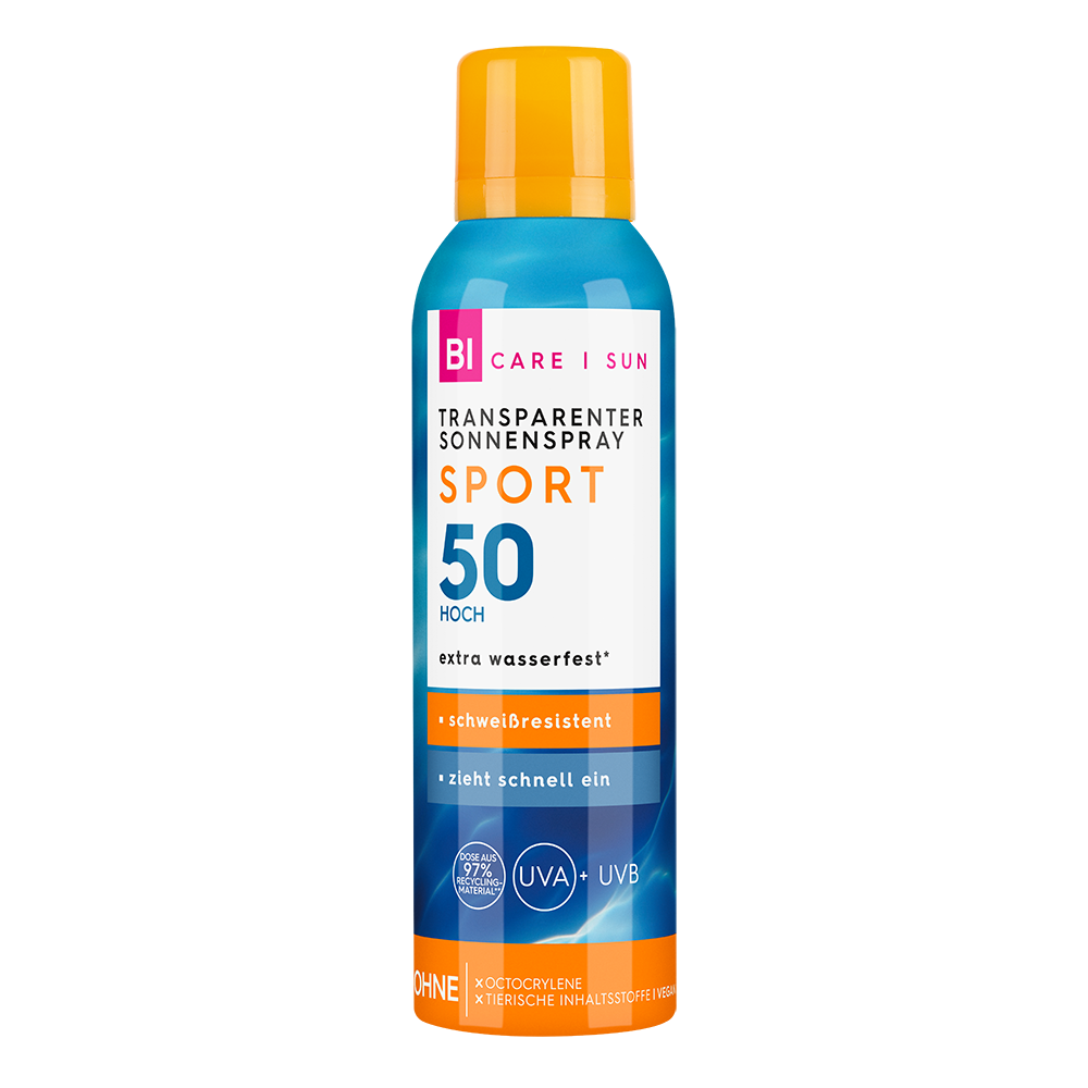 Bild: BI CARE SUN Transparenter Sonnenspray Sport LSF 50 