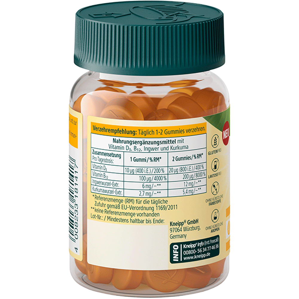 Bild: Kneipp D3 + B12 Vitamine für Energie