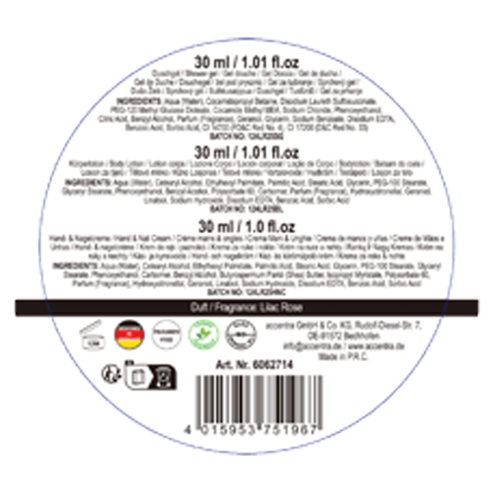 Bild: Accentra Badeset Blossom im Glas