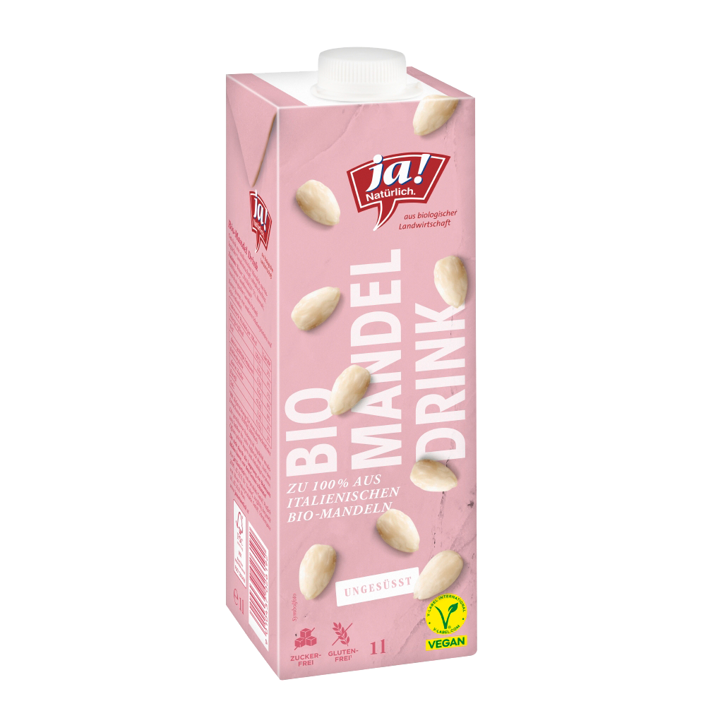 Bild: ja! Natürlich. Bio Mandel Drink 