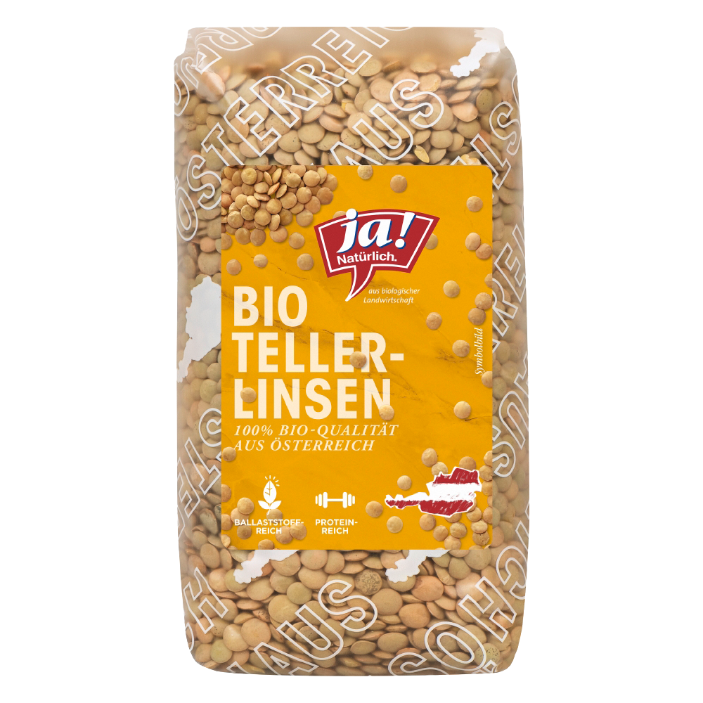 Bild: ja! Natürlich. Bio Teller Linsen 