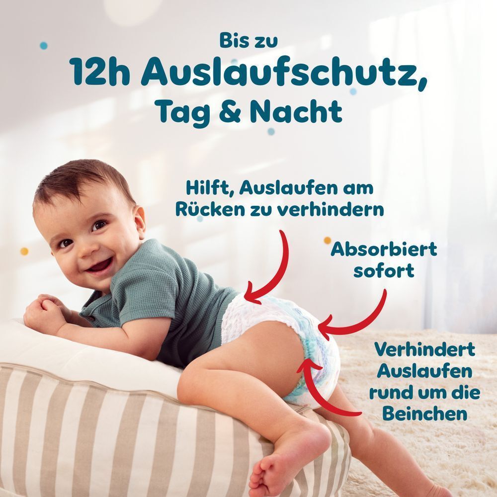Bild: Pampers Baby-Dry Pants Größe 4, 9kg - 15kg 