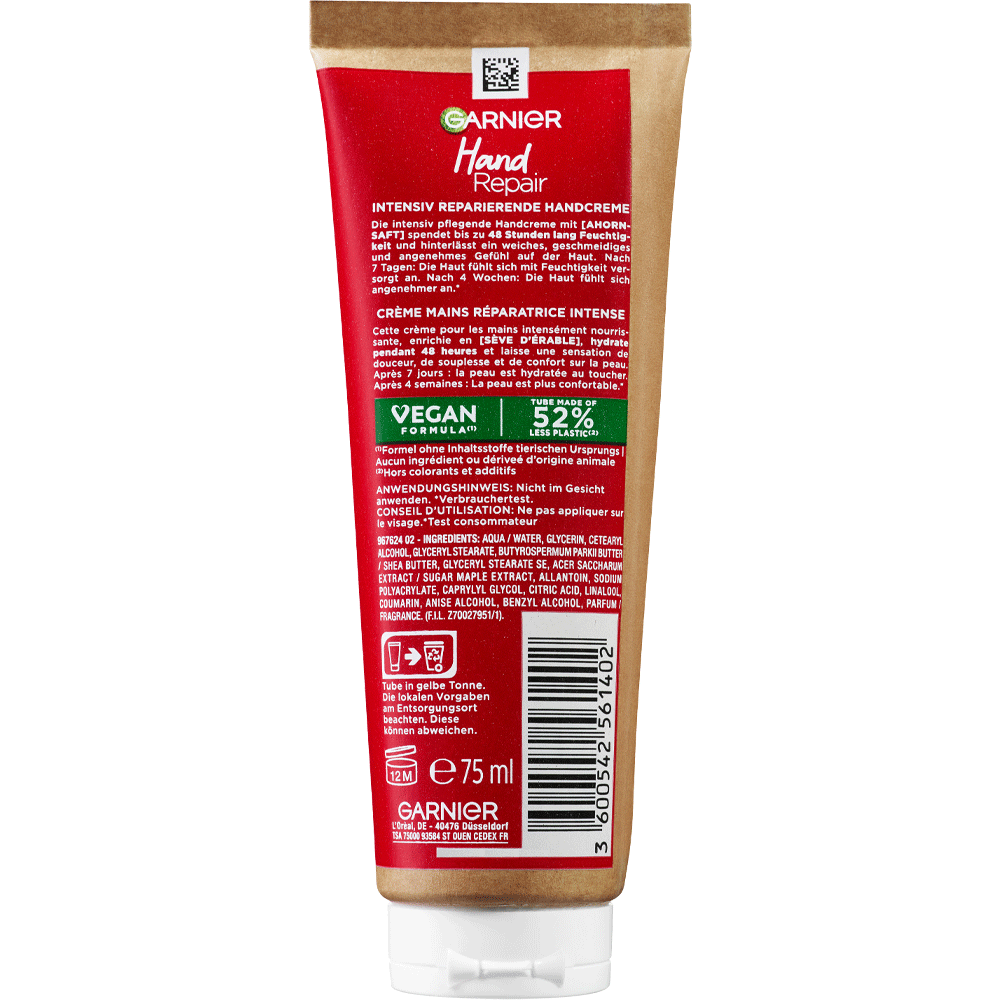 Bild: GARNIER Hand Repair Handcreme 